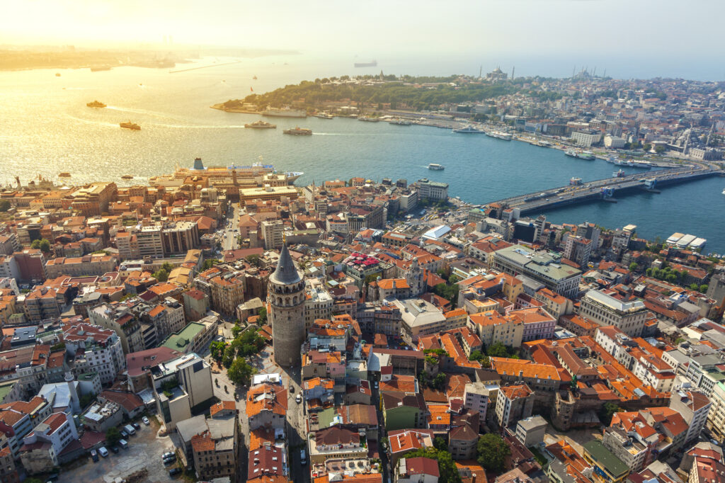 view of modern Istanbul