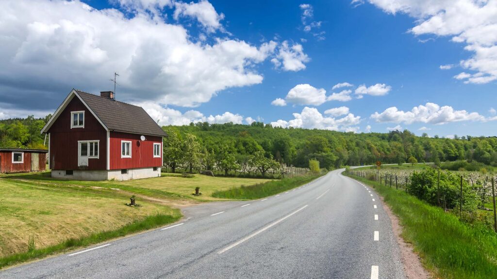 swedish country roads