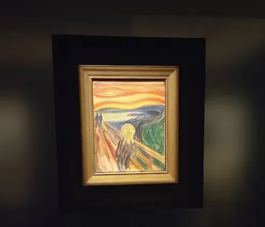 original Edward Munch museum painting